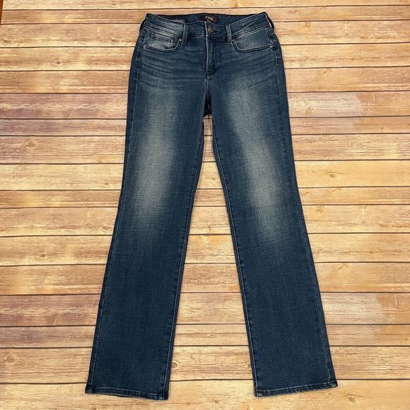NYDJ Not Your Daughters Jeans Marilyn Straight Jeans Dark Wash - Picture 1 of 9